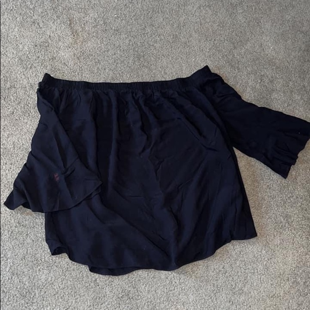 Black Off The Shoulder Top